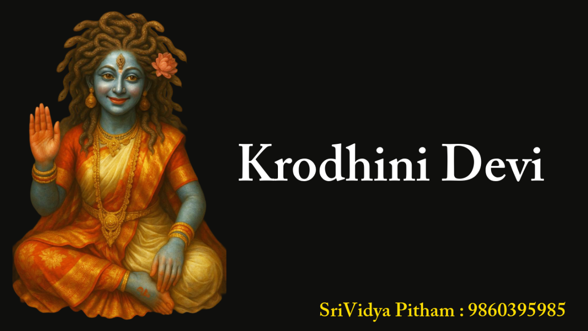 Krodhini Devi ( 1st Energy of Chhinamastika )